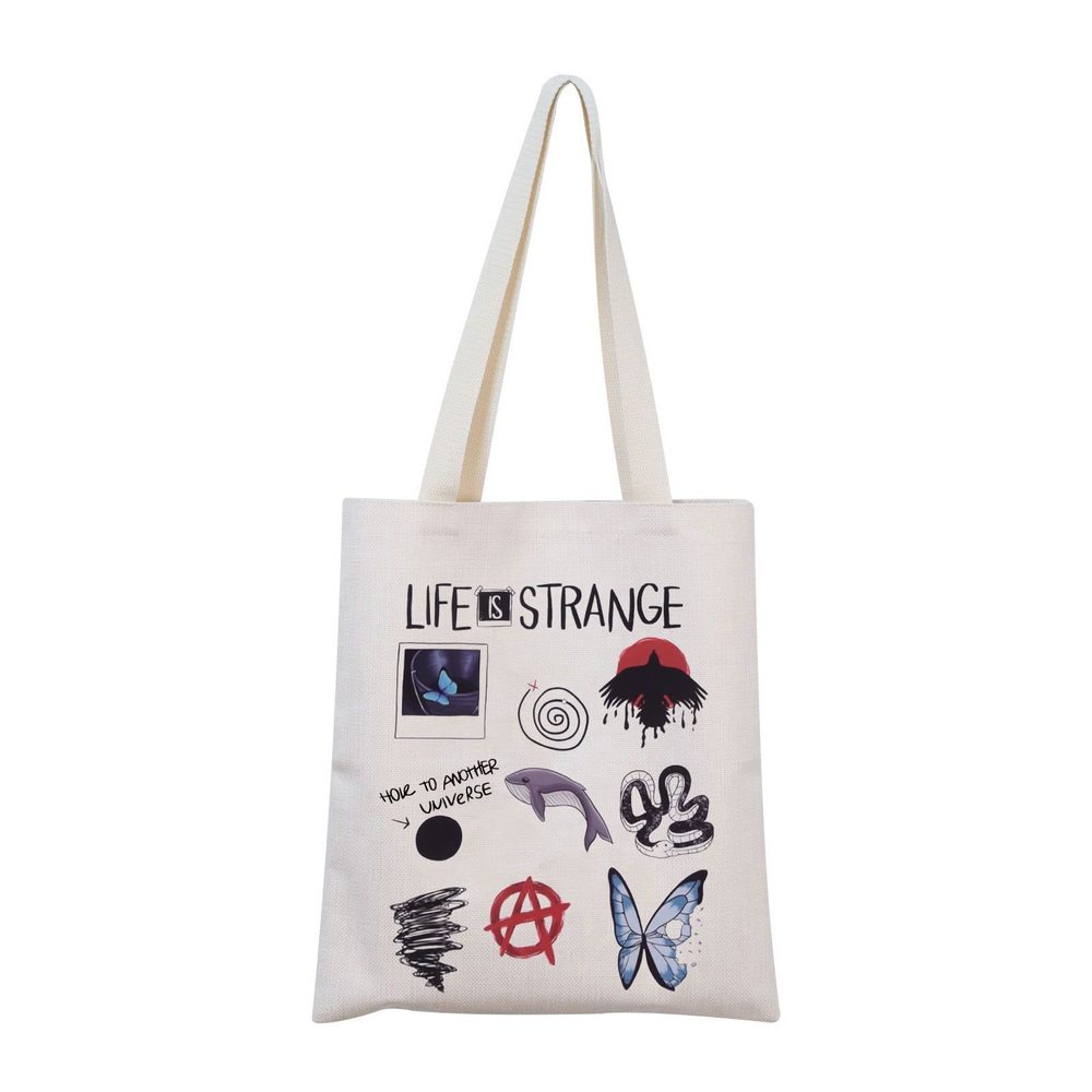 Life Strange Merch Tote Bag Chloe And Max Lover Gift Life Strange Fans Gift :O